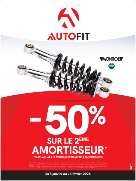 PROMOTION AMORTISSEUR